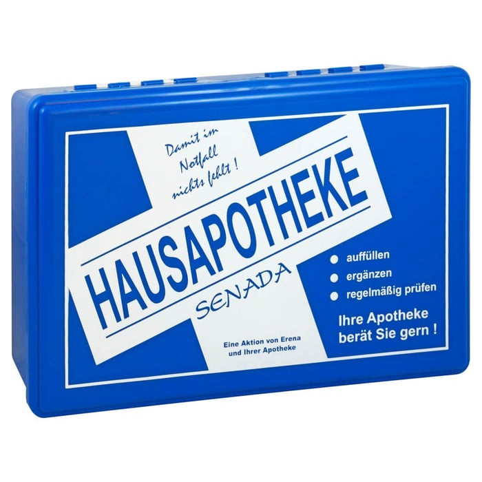 Senada Hausapotheke leer blau