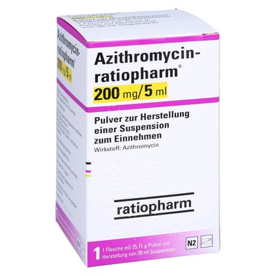 Azithromycin-ratiopharm 200 mg/5 ml