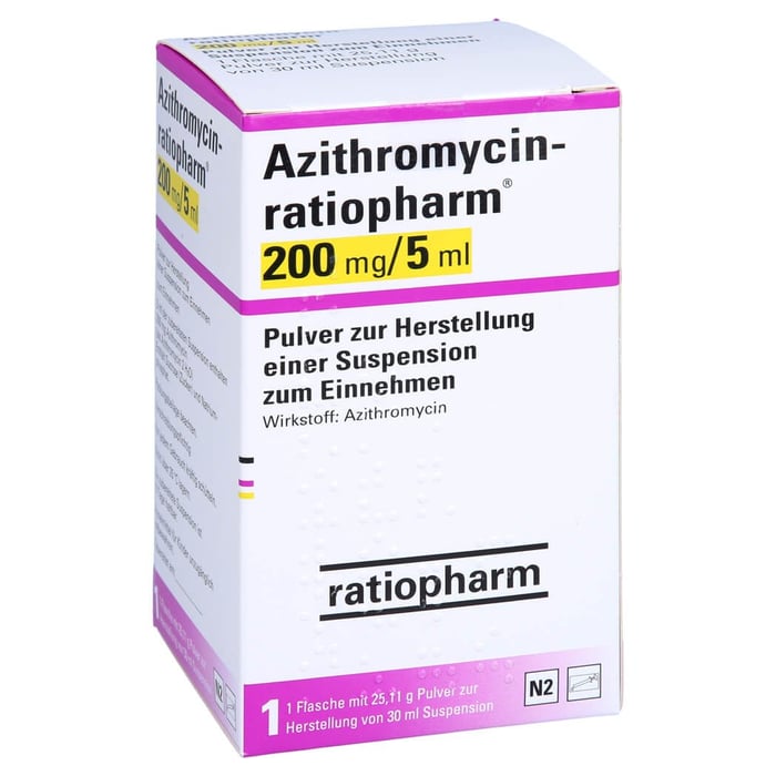 Azithromycin-ratiopharm 200mg/5ml