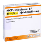 MCP-ratiopharm SF 10 mg/2 ml Injektion -Lösung Ampullen Produktbild 1