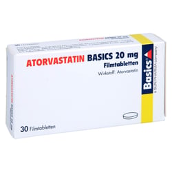Atorvastatin Basics 20 mg