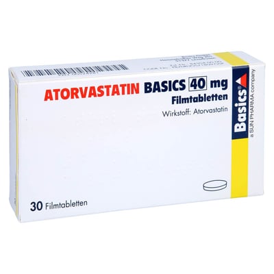 Atorvastatin Basics 40 mg Produktbild 1