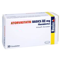 Atorvastatin Basics 40mg Filmtabletten