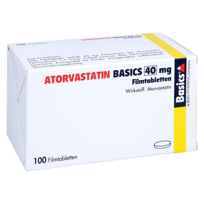Atorvastatin Basics 40 mg Produktbild 1