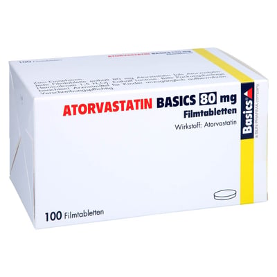 Atorvastatin Basics 80 mg