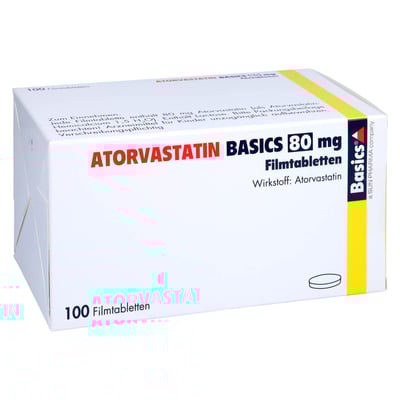 Atorvastatin Basics 80mg