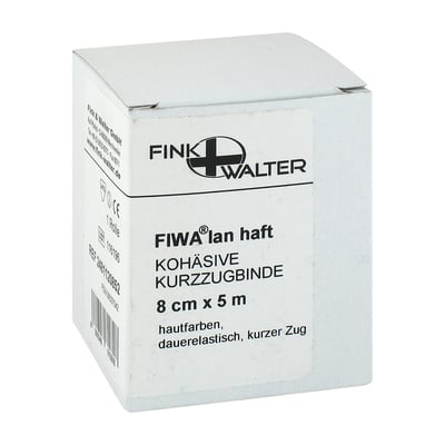 Kompressionsbinde kohäsiv mit kurzem Zug 8cmx5m