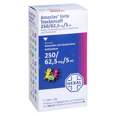 Amoclav forte 250/62,5 mg/5 ml
