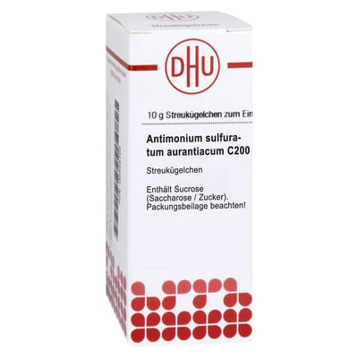 Antimonium Sulfuratum Aurantiacum C 200