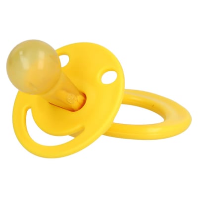 Beruhigungssauger kirschf.Lat.0-6 M.gelb