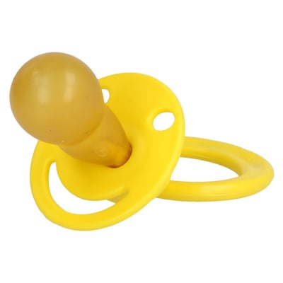 Beruhigungssauger kirschf.Lat.ab 6 M.gelb