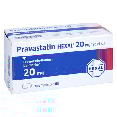 Pravastatin HEXAL 20 mg
