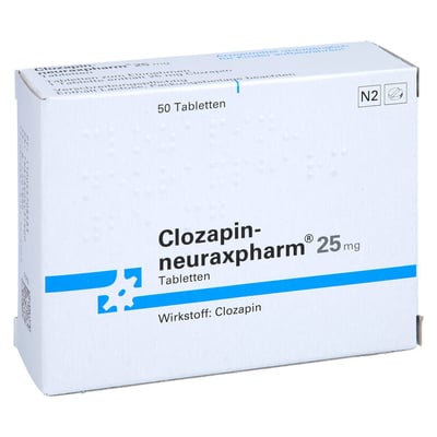 Clozapin-neuraxpharm 25 mg