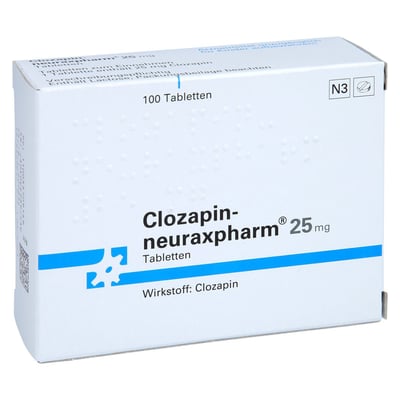 Clozapin-neuraxpharm 25 mg