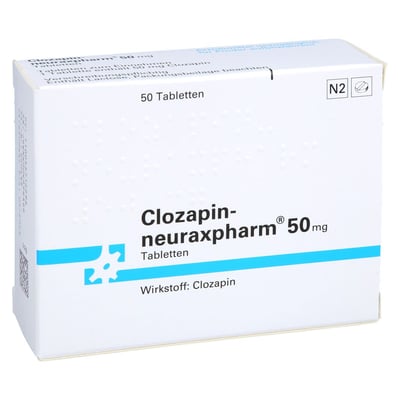 Clozapin-neuraxpharm 50 mg