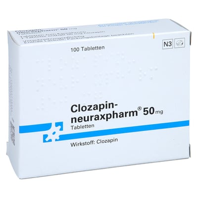 Clozapin-neuraxpharm 50 mg