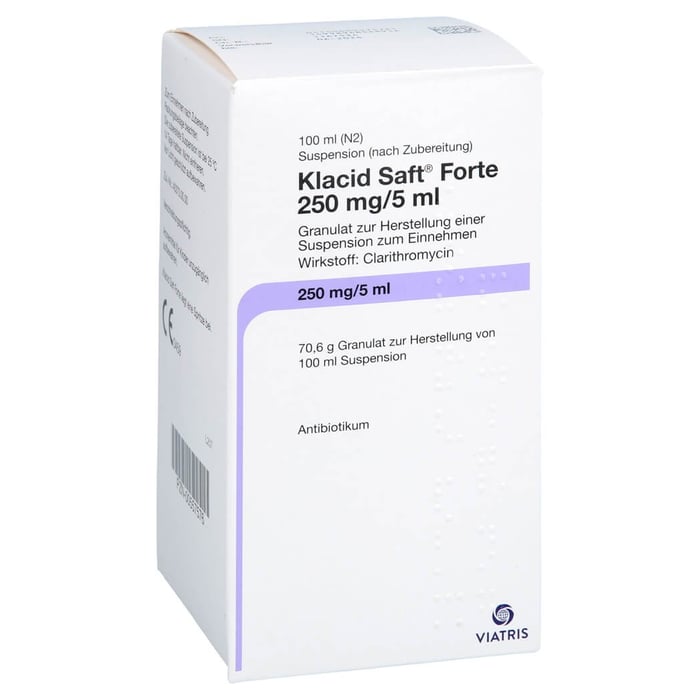 Klacid Saft Forte 250mg/5ml