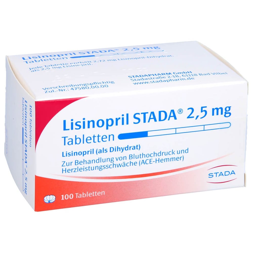 Lisinopril STADA 2,5 mg