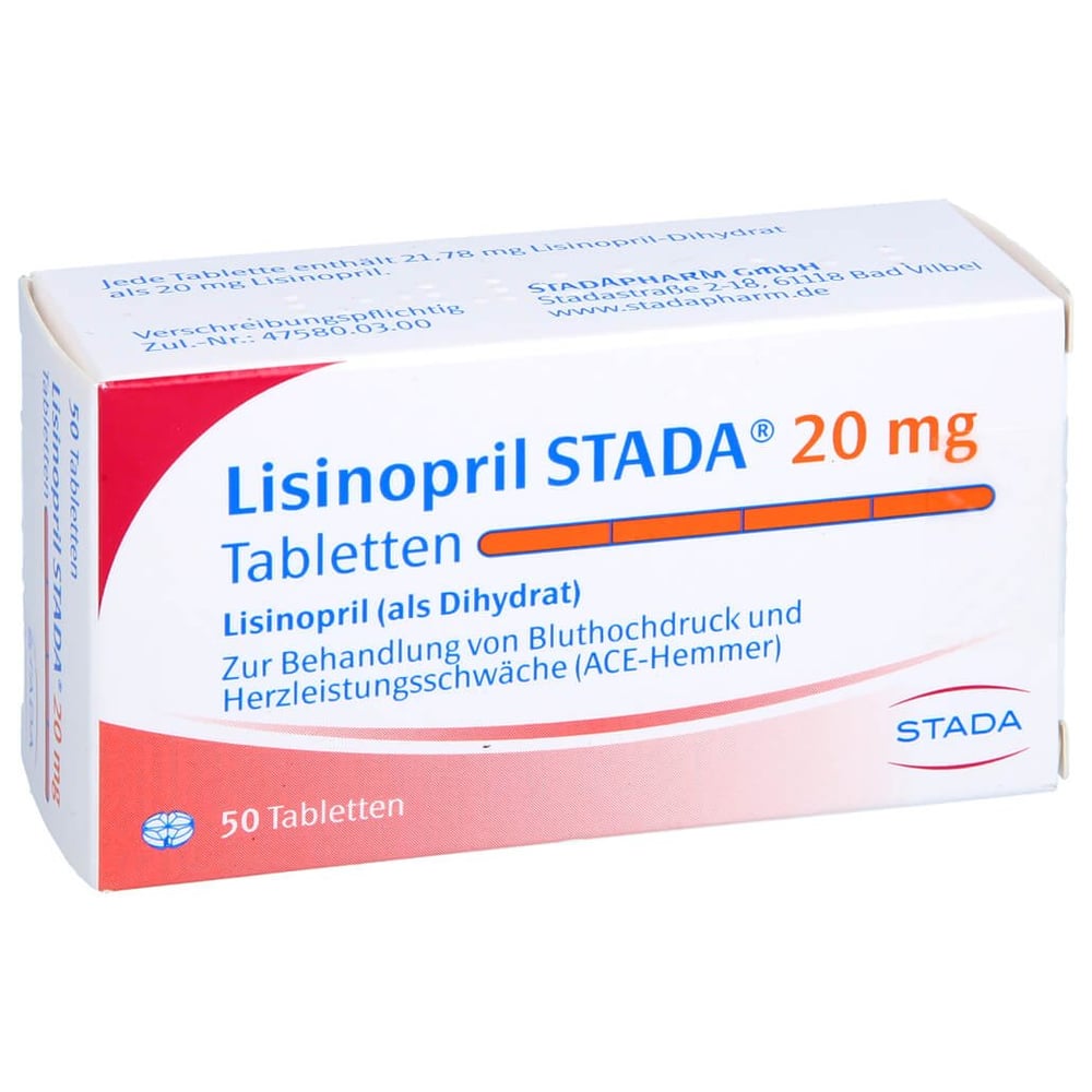 Lisinopril STADA 20 mg