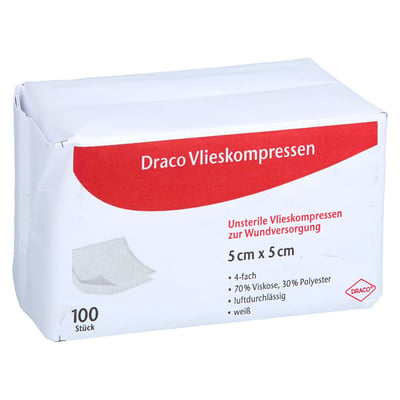 Vliesstoffkompressen 5x5 cm unsteril