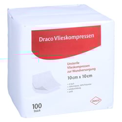 Vliesstoffkompressen 10x10cm 4fach unsteril