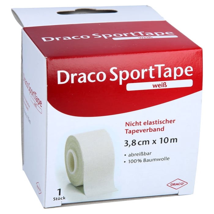 Dracotapeverband 10mx3.8cm weiß