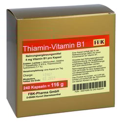 Thiamin Kapseln-Vitamin B1