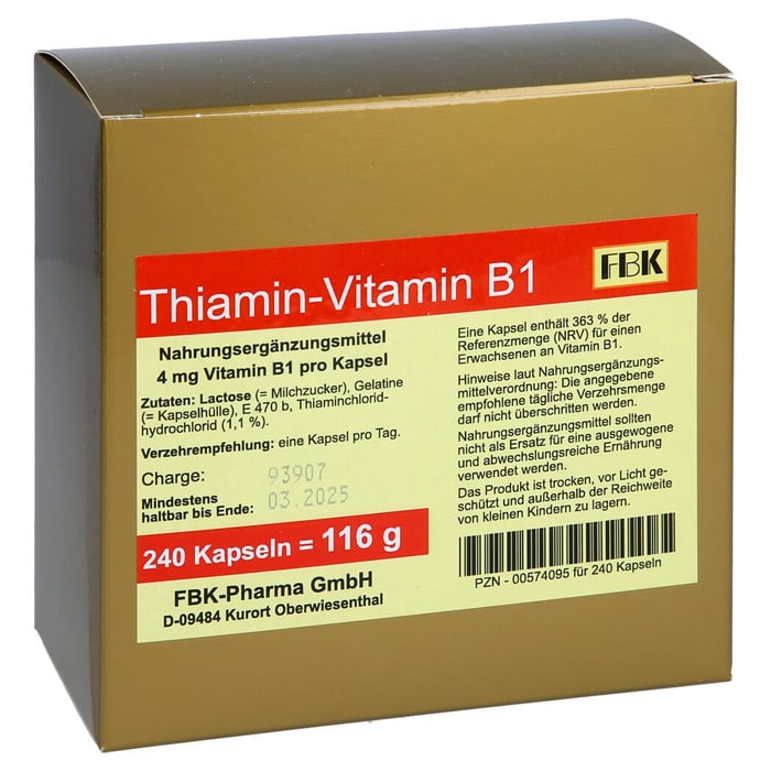 Thiamin Kapseln-Vitamin B1