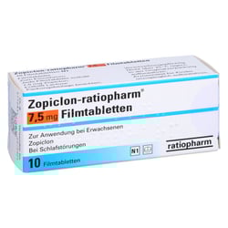 Zopiclon-ratiopharm 7,5 mg