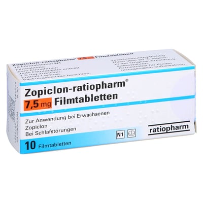 Zopiclon-ratiopharm 7,5 mg