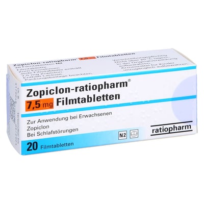 Zopiclon-ratiopharm 7,5 mg