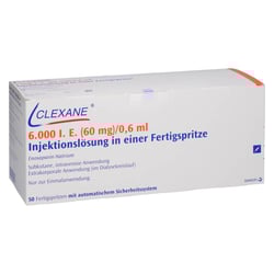 Clexane 6000 I.E. (60 mg)/0,6 ml Injektionslösung