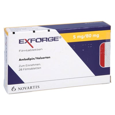 Exforge 5 mg/80 mg