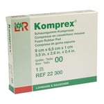 Komprex Schaumgummi Kompresse Größe 00 oval Produktbild 1