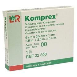Komprex Schaumgummi Kompresse Größe 00 oval