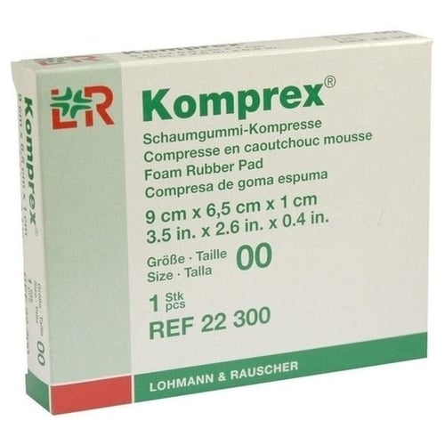 Komprex Schaumgummi Kompresse Größe 00 oval Produktbild 1