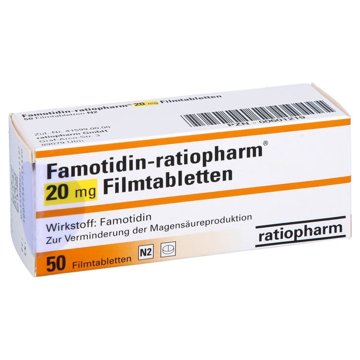 Famotidin-ratiopharm 20mg
