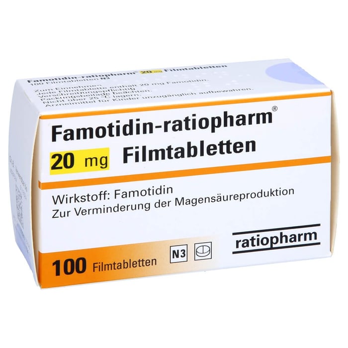 Famotidin-ratiopharm 20mg