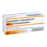 Famotidin-ratiopharm 40 mg Filmtabletten Produktbild 1