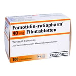 Famotidin-ratiopharm 40 mg Filmtabletten Produktbild 1