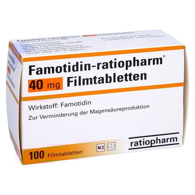 Famotidin-ratiopharm 40mg Filmtabletten