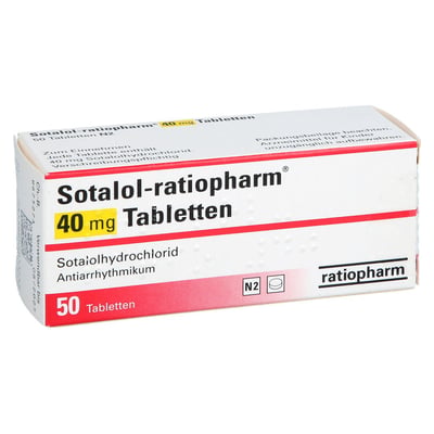 Sotalol-ratiopharm 40 mg Produktbild 1