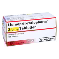 Lisinopril-ratiopharm 2,5 mg