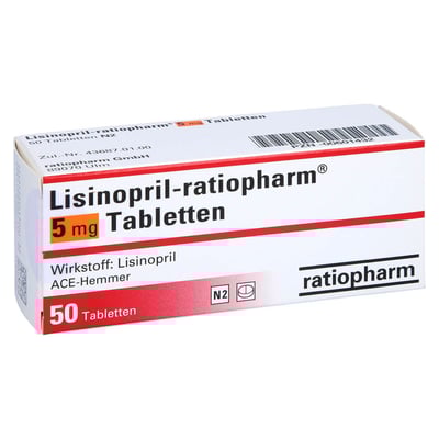 Lisinopril-ratiopharm 5 mg