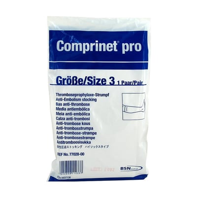 Comprinet pro Strumpf Kniel. Größe 3