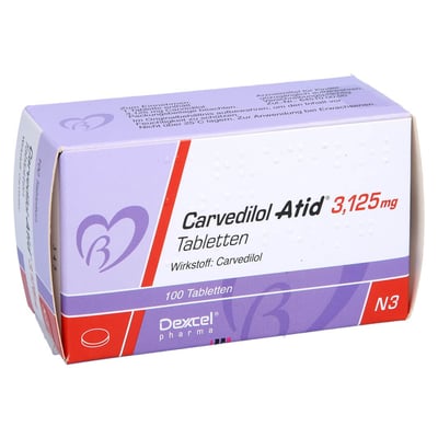 Carvedilol Atid 3,125 mg