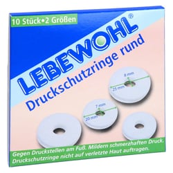 Lebewohl Druckschutzringe rund