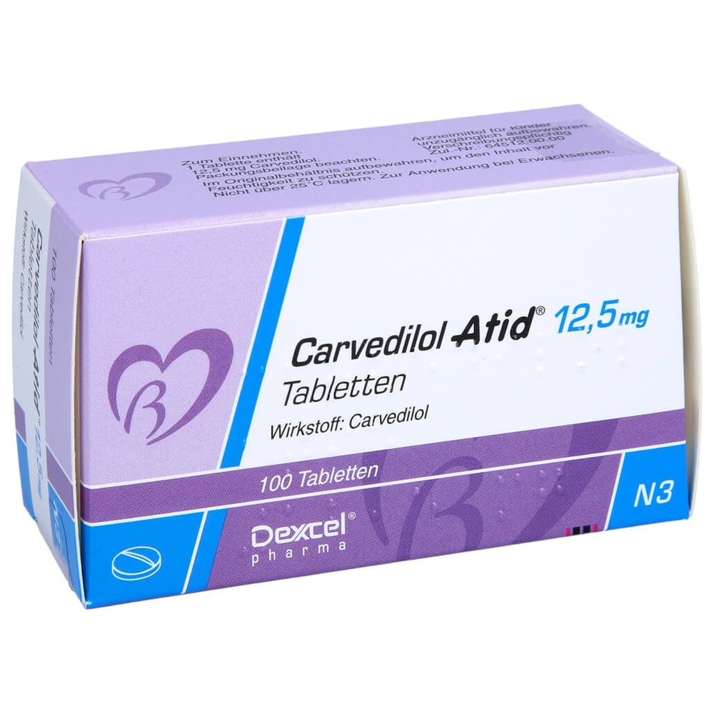 Carvedilol Atid 12,5 mg