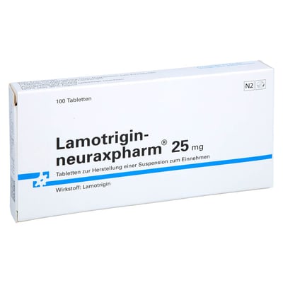 Lamotrigin-neuraxpharm 25 mg suspendierbare Tabletten