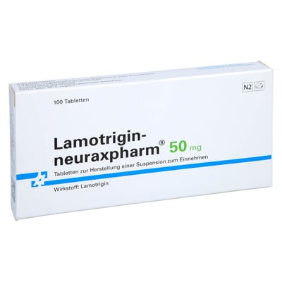 Lamotrigin-neuraxpharm 50 mg suspendierbare Tabletten